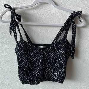 Abercrombie and Fitch polka dot tank top